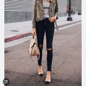 Blank NYC intro black ripped jeans